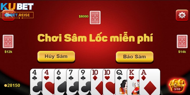 Sâm Lốc Kubet là một trò chơi bài phổ biến tại Việt Nam